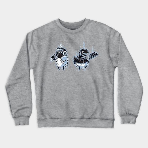 Confused sheeps Crewneck Sweatshirt by raxarts